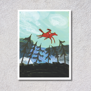 Matt James - Red horse - 25th Anniversary Limited Edition Prints