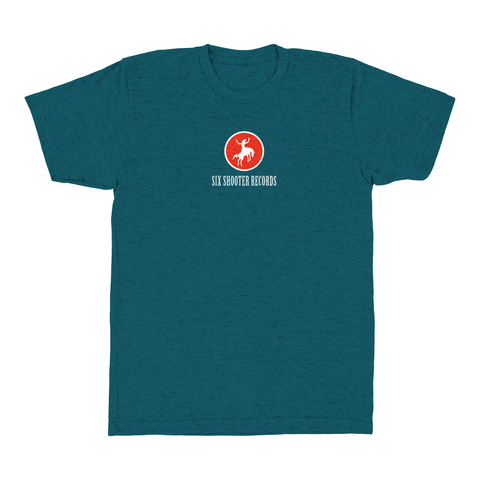 Six Shooter Records Unisex Teal T-Shirt